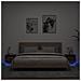 Comodini Con Luci Led 2pz Rovere Fumo 40x39x37 Cm - Foto miniatura 1