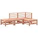 Set Salotto da Giardino 4 pz in Legno Massello di Douglas - Foto miniatura 2