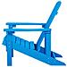 Sedia Da Giardino Con Poggiapiedi Blu Adirondack - Foto miniatura 3