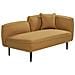 Chaise Longue Versione Destra Chevannes Bouclé Senape - Foto miniatura 8