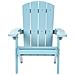 Sedia Per Bambini Azzurro Adirondack - Foto miniatura 6