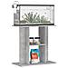 Supporto Acquario 60x30x60 cm Legno Multistrato Grigio Cemento - Foto miniatura 2