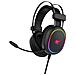 GAMING HEADPHONE RGB BLACK 2016D Auricolare Cablato A Padiglione Giocare Nero - Foto miniatura 1
