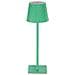 Lampada Tavolo Touch Led Moderna Ricaricabile Bar Hotel Ristorante Verde Chiaro - Foto miniatura 1