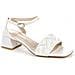 White Elegant Open Sandals Sandali Sintetico E Tessile Scarpe Donna Bianco Eu 36, 937007/08-01 - Foto miniatura 1