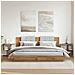 Comodini 2pz Rovere Artigianale 50x30x51,5 Cm Legno Multistrato - Foto miniatura 3