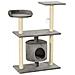 Lusso Casadino -  Albero Per Gatti Con Tiragraffi In Sisal 95 Cm Grigio - Foto miniatura 1