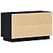 Mobile TV  Nero Rovere 80x35x45 cm Legno Ingegnerizzato - Foto miniatura 8