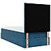 Struttura Letto Pouf con Materassi 80x200 cm Velluto - Foto miniatura 9