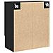Armadio a muro  Nero Rovere 60x30x70 cm in legno ingegnerizzato - Foto miniatura 6