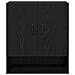 Armadio a muro  Nero Rovere 60x30x70 cm in legno ingegnerizzato - Foto miniatura 7