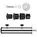 Kit Supporto Ombrello (tubo In Acciaio Inox A Foro Singolo Con Distanziale) - Argento - Foto miniatura 2