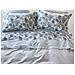 Completo Lenzuola Letto In Flanella 100% Puro Cotone Modello Bormio Dis. 2508 2 Piazze Azzurro 2508 - Foto miniatura 1