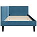 Cornice del letto ad angolo Altro con testiera Blu 80 x 200 cm - Foto miniatura 7