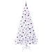 Albero di Natale artificiale Bianco 240 cm PVC e Acciaio - Foto miniatura 3