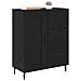 Credenza con cassetto Rovere Nero 69,5 x 34 x 90 cm - Foto miniatura 3