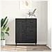 Credenza con cassetto Rovere Nero 69,5 x 34 x 90 cm - Foto miniatura 4