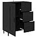 Credenza con cassetto Rovere Nero 69,5 x 34 x 90 cm - Foto miniatura 5
