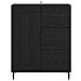 Credenza con cassetto Rovere Nero 69,5 x 34 x 90 cm - Foto miniatura 6