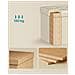 PUFA LSF028W01 Pouf Organizer Bianco Crema MDF Storage - Foto miniatura 5
