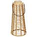 Lanterna Portacandela In Rattan Marrone D26,5x56h - Foto miniatura 1
