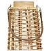 Lanterna Portacandela In Rattan Marrone D26,5x56h - Foto miniatura 5