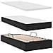 Letto con contenitore e materasso Nero 90 x 190 cm Velluto - Foto miniatura 8
