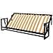 Letto a Scomparsa Morphy Classic - Sistema multifunzionale modulare SizeFlex & TypeFlex, letto a scomparsa salvaspazio ed estensibile con moduli divano (90x190 cm, Orizzontale) - Foto miniatura 4