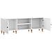 Mobile TV Bianco Lucido 150 x 31 x 50 cm Legno ingegnerizzato - Foto miniatura 3