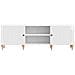 Mobile TV Bianco Lucido 150 x 31 x 50 cm Legno ingegnerizzato - Foto miniatura 4