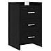 Comodini Rovere Nero 40 x 36 x 70 cm Legno ingegnerizzato - Foto miniatura 2