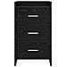 Comodini Rovere Nero 40 x 36 x 70 cm Legno ingegnerizzato - Foto miniatura 4
