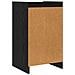 Comodini Rovere Nero 40 x 36 x 70 cm Legno ingegnerizzato - Foto miniatura 6