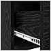 Comodini Rovere Nero 40 x 36 x 70 cm Legno ingegnerizzato - Foto miniatura 8