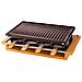 8501 barbecue per l'aperto e bistecchiera Grill Da tavolo Elettrico Nero, Acciaio inox, Legno 1200 W - Foto miniatura 1