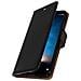 Custodia Huawei Mate 10 Lite Modello Portafoglio + Funzione Supporto - Nera - Foto miniatura 1