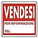 Cartello 20x30cm vendesi - Foto miniatura 1