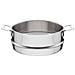 Ajm307 Pots&pans Cestello Per Cotture Al Vapore In Acciaio Inossidabile 18/10 Lucido - Foto miniatura 3