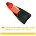 Finis Long Floating Pinne, Nero / rosso, 35-37 - Foto miniatura 2