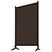 Paravento A 3 Pannelli Marrone 260x180 Cm - Foto miniatura 3