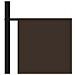 Paravento A 3 Pannelli Marrone 260x180 Cm - Foto miniatura 4