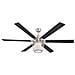 Willa Ceiling Fan, Brushed Nickel, 153 Cm - Foto miniatura 1