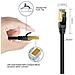 2m 6.5ft Cavi 40gbps 2000mhz Ad Alta Velocit Gigabit Lan Sftp Rete Cat8 Cavo Ethernet Rj45 Internet Con Connettore Placcato Oro Per Lutilizzo Di Smart Office Smart Home Sistema Iot Gaming (1 Pack) - Foto miniatura 2