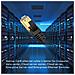 2m 6.5ft Cavi 40gbps 2000mhz Ad Alta Velocit Gigabit Lan Sftp Rete Cat8 Cavo Ethernet Rj45 Internet Con Connettore Placcato Oro Per Lutilizzo Di Smart Office Smart Home Sistema Iot Gaming (1 Pack) - Foto miniatura 4
