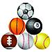 Novelty Golf Balls - Multi Sport (pacchetto Di 6)  - Foto miniatura 2