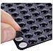 100 Feet Pezzi Di Gomma Cuscinetti Adesivi Buffer Pads Porta Paraurti Auto Stick Rumore Dampening Pads Small Black Soft Close Governo E Arredamento Paraurti 9 Millimetri Diametro X 3 Mm (nero)  - Foto miniatura 2