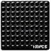 100 Feet Pezzi Di Gomma Cuscinetti Adesivi Buffer Pads Porta Paraurti Auto Stick Rumore Dampening Pads Small Black Soft Close Governo E Arredamento Paraurti 9 Millimetri Diametro X 3 Mm (nero)  - Foto miniatura 3