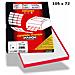Etichette Adesive 105x72 Mm 8 Etichette Foglio 100 Fogli - X210c502 - Foto miniatura 1