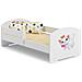 Luk 160x80 Letto Per Bambino Con Ringhiera + Materasso E Giroletto Cat - Foto miniatura 1