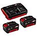 2x 3,0Ah & Twincharger Kit Set batteria e caricabatterie - Foto miniatura 1